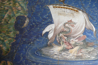 detail carte du vieux monde vatican